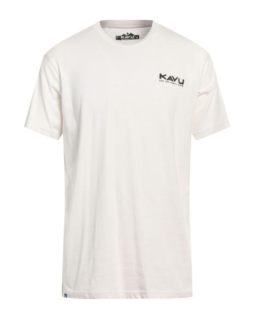 Kavu White T-shirt for men