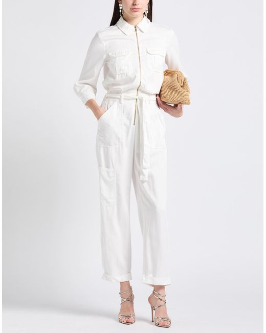 ViCOLO White Jumpsuit Lyocell