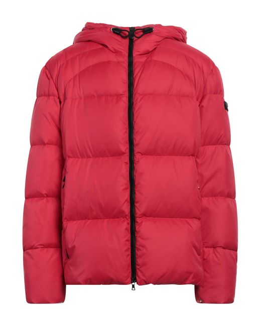 Peuterey Red Puffer Polyamide for men