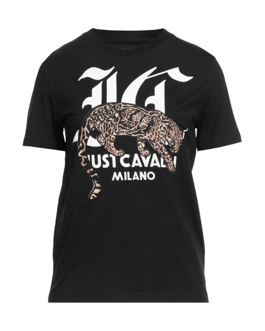 Just Cavalli Black T-Shirts