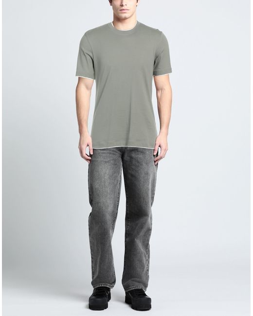 Camiseta Brunello Cucinelli de hombre de color Gray