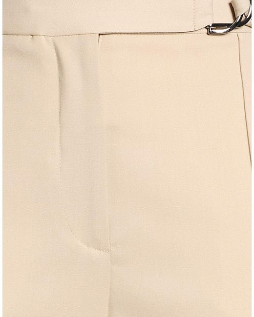 Barbara Bui Natural Pants Polyester, Wool, Elastane