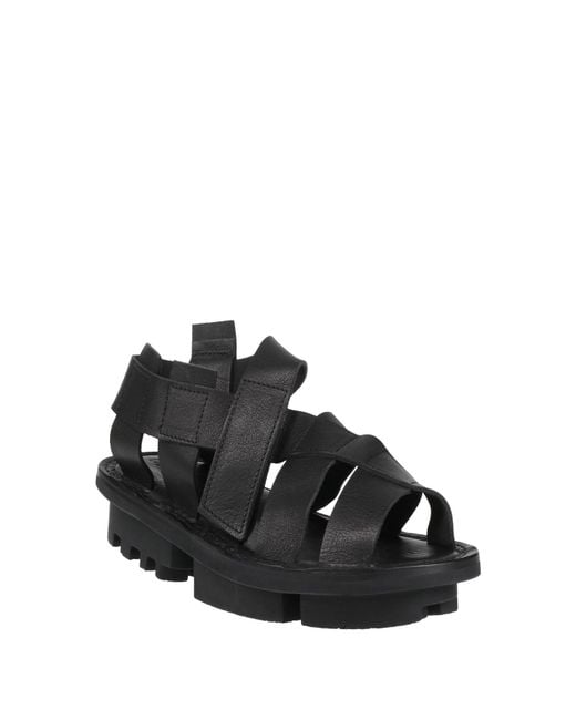 Trippen Black Sandale