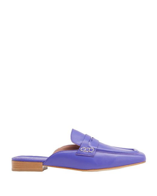 8 by YOOX Purple Mules & Clogs
