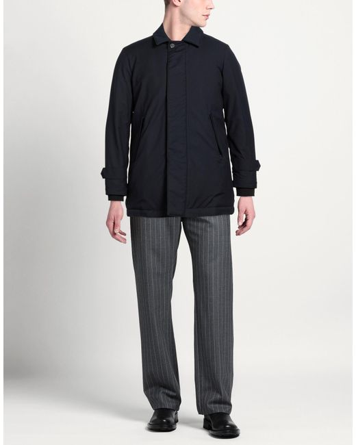 Camplin Blue Coat Polyester, Viscose, Polyurethane for men