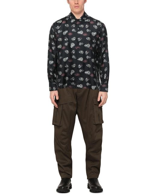 Dolce & Gabbana Gray Shirt for men