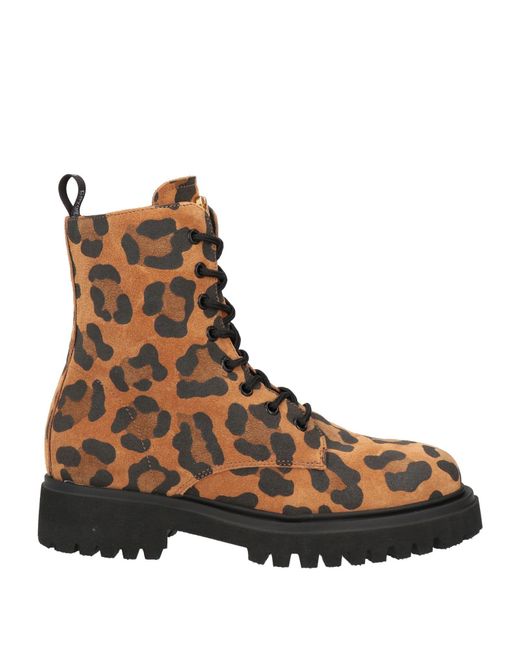 Roberto Cavalli Brown Stiefelette