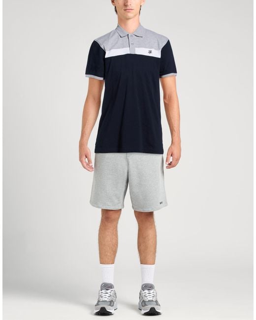 Harmont & Blaine Blue Midnight Polo Shirt Cotton for men