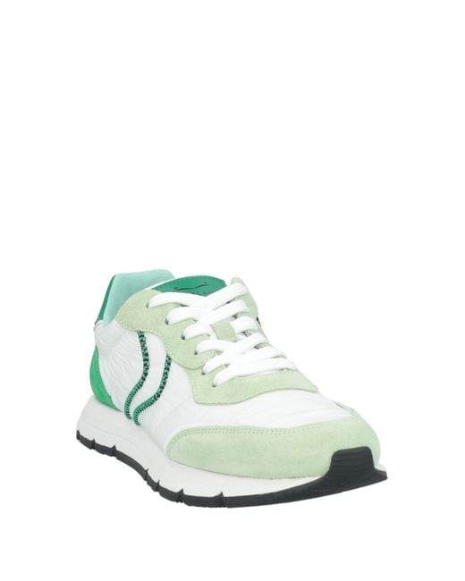 Voile Blanche Green Light Sneakers Leather, Textile Fibers