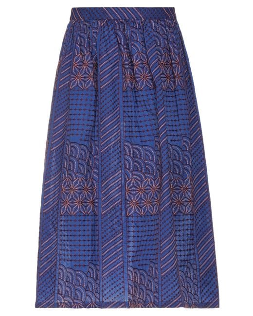 Sessun Blue Midi Skirt