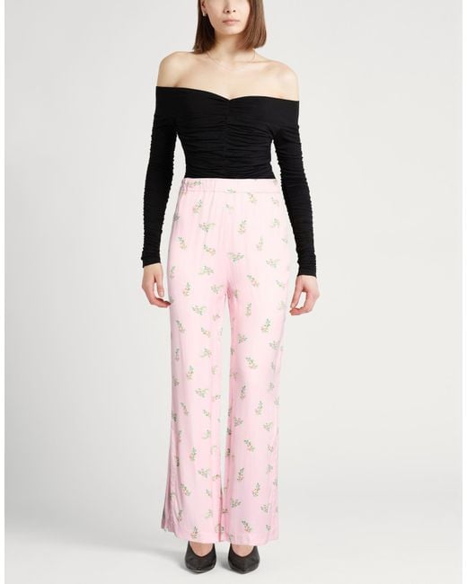 Sleeper Pink Pants Viscose