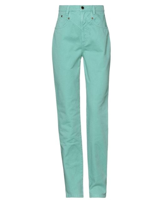 Alberta Ferretti Green Trouser