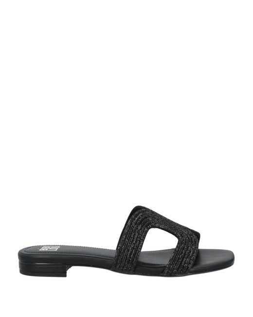 Bibi Lou Black Camel Sandals Textile Fibers