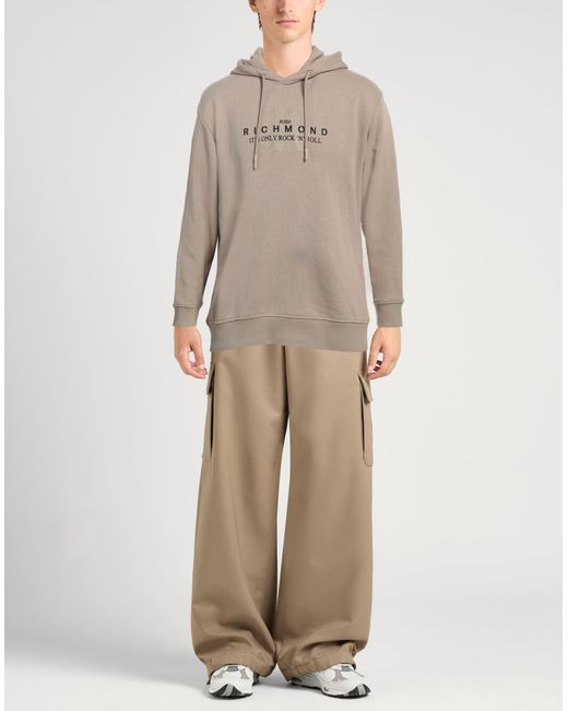 John Richmond Gray Sweatshirt for men
