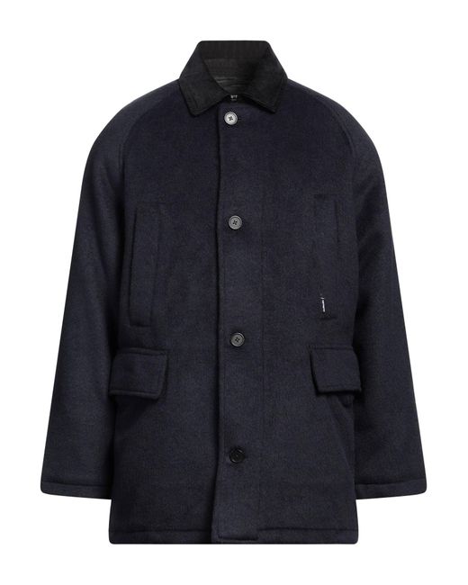 Carhartt Blue Midnight Coat Polyester, Wool, Acrylic, Cotton for men