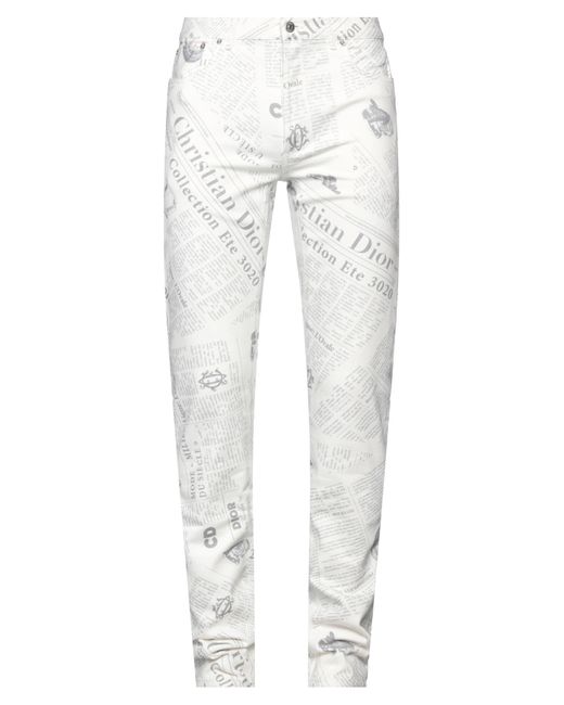 Dior White Jeans for men