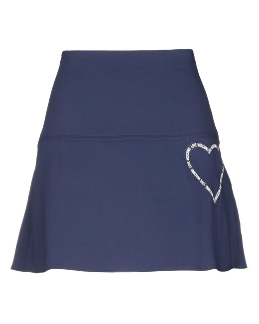 Love Moschino Blue Mini Skirt