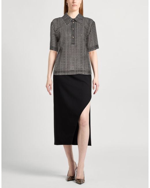 Fendi Gray Top Silk, Polyamide