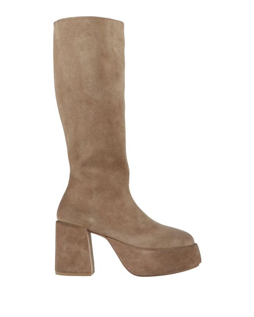 Marsèll Brown Khaki Boot Leather