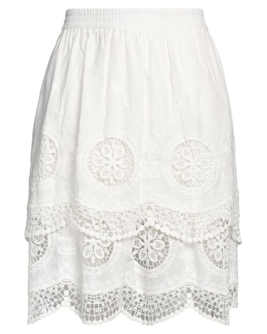 Designers Remix White Mini Skirt
