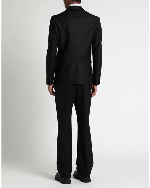 DSquared² Black Blazer Virgin Wool, Silk for men