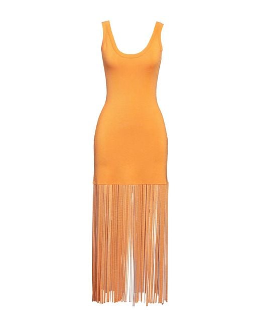 Sandro Orange Maxi Dress