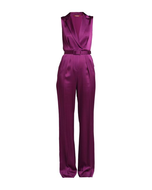 Max Mara Purple Jumpsuit