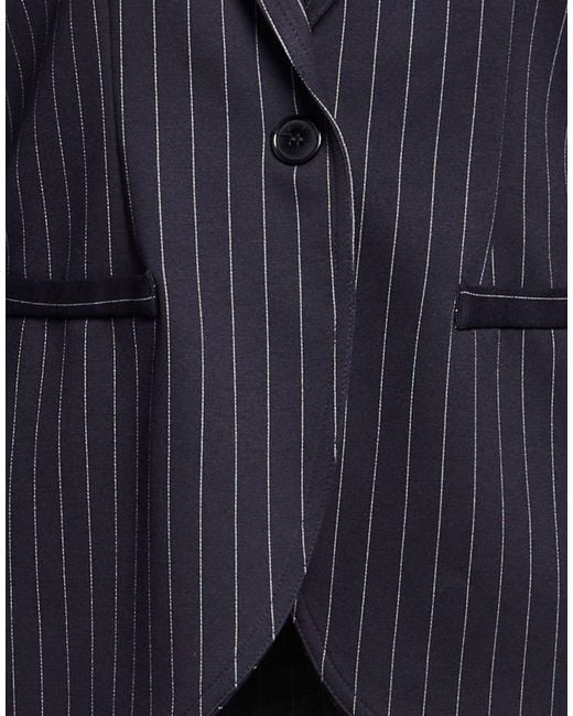 Please Blue Blazer Viscose, Polyamide, Polyester, Elastane