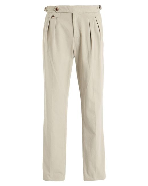 Brunello Cucinelli Natural Pants Cotton for men