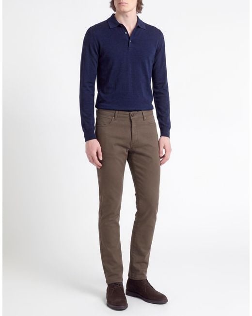 Bugatti Gray Military Pants Cotton, Elastane for men