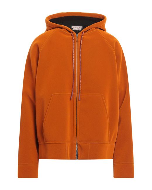 Marni Orange Sweatshirt for men