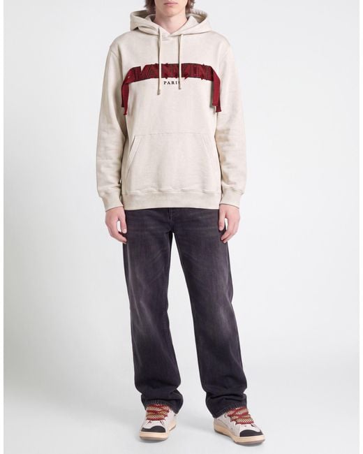 Lanvin White Sweatshirt Polyester for men