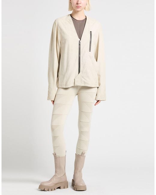 Rick Owens Natural Jacket Lambskin