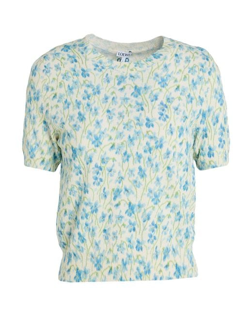 Loewe Blue Sweater Cotton, Polyamide