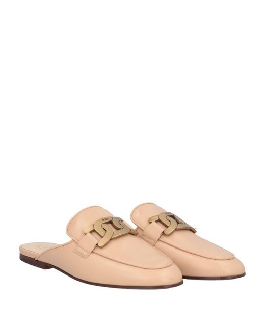 Tod's Natural Mules & Clogs
