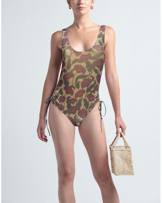 Siyu Brown One-piece Swimsuit
