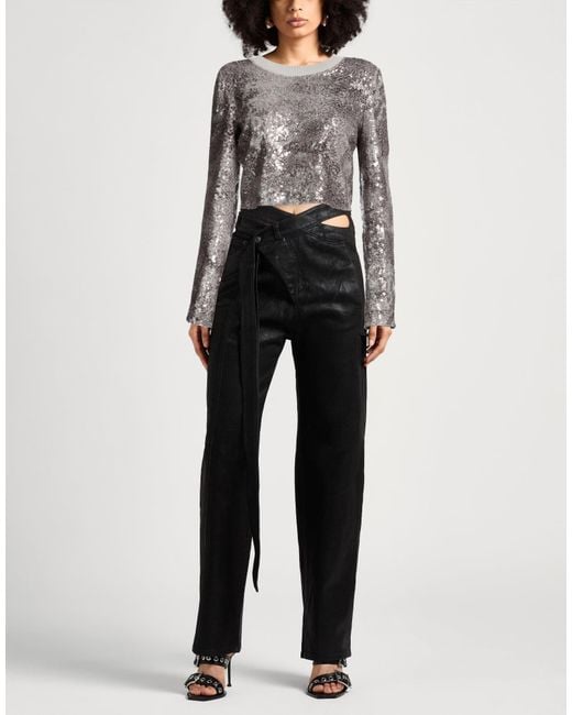 Iceberg Gray Top Polyester, Elastane