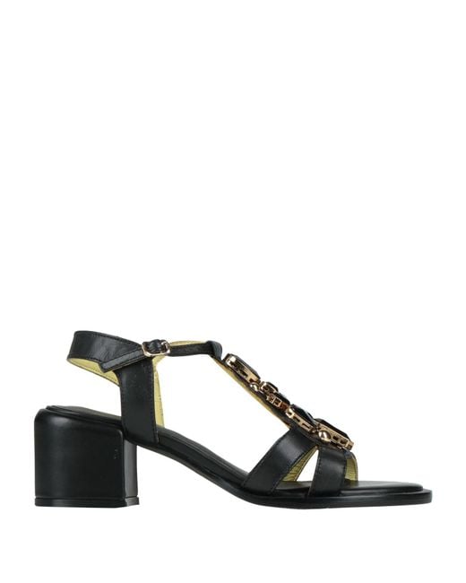 Apepazza Black Sandals