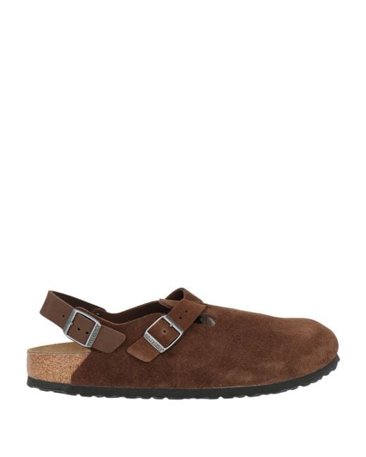 Birkenstock Brown Chocolate Mules & Clogs Leather for men