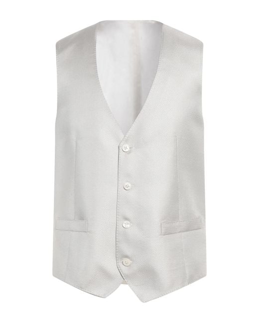 Corneliani White Waistcoat for men