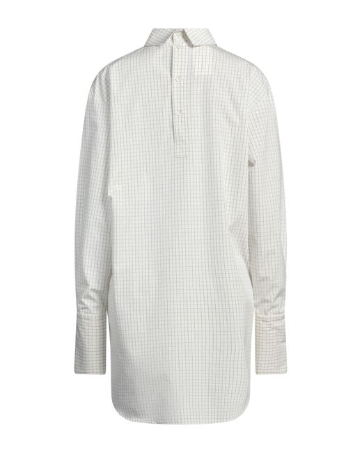 Dries Van Noten White Mini-Kleid