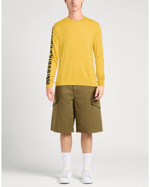 Bikkembergs Yellow Sweaters for men