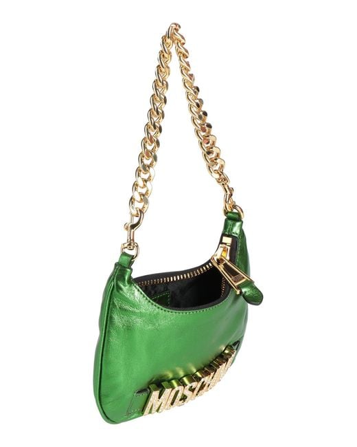 Moschino Green Handbags
