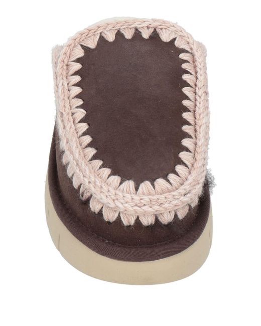 Mou Brown Mules & Clogs