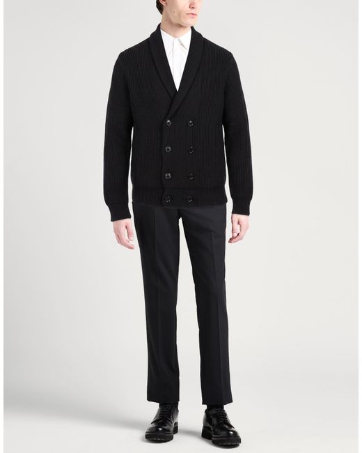 Tom Ford Blue Cardigan Wool, Silk for men