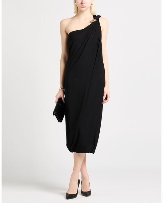 Lanvin Black Midi Dress