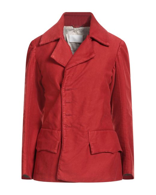Maison Margiela Red Blazer Cotton