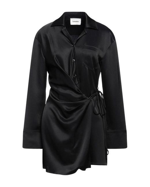 Nanushka Black Mini-Kleid