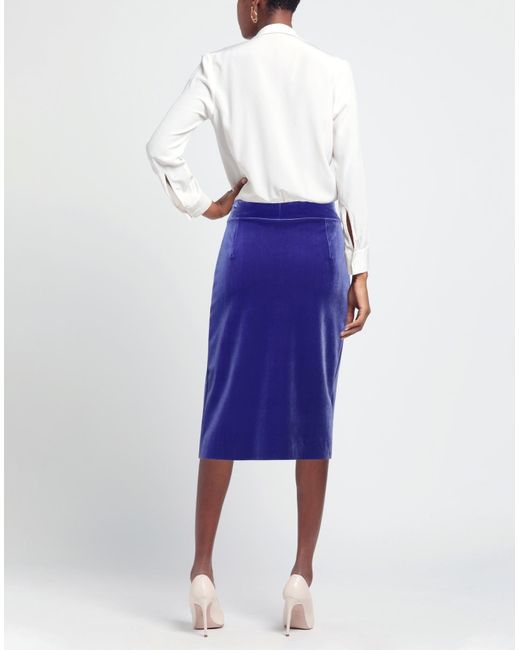 La Petite Robe Di Chiara Boni Blue Midi Skirt