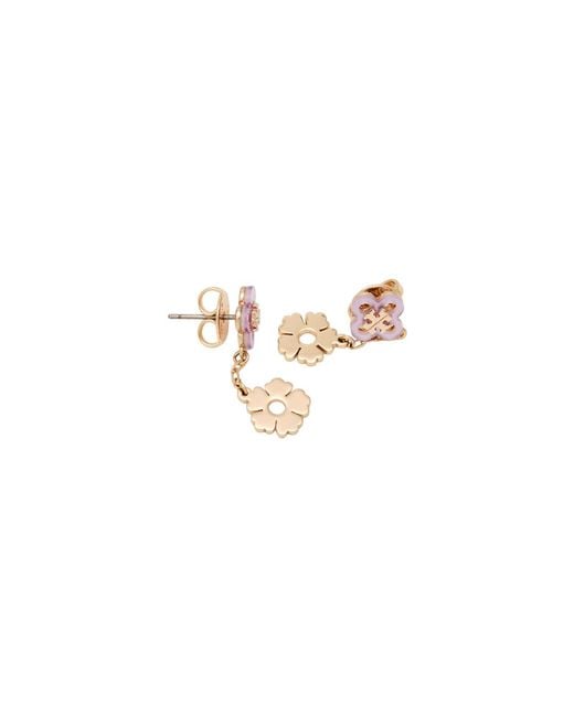 Orecchini di Tory Burch in Natural